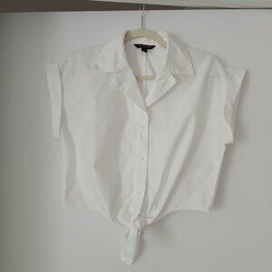 Banana Republic Factory Tie-Front Cropped Top